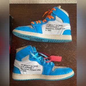 Off white jordan one unc